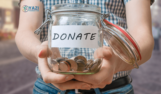 Donation for poverty Thank you